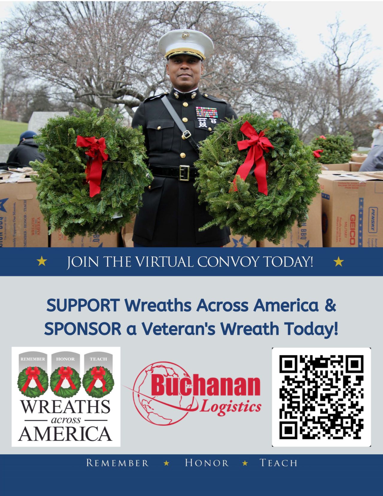Donate QR for Wreaths Across America