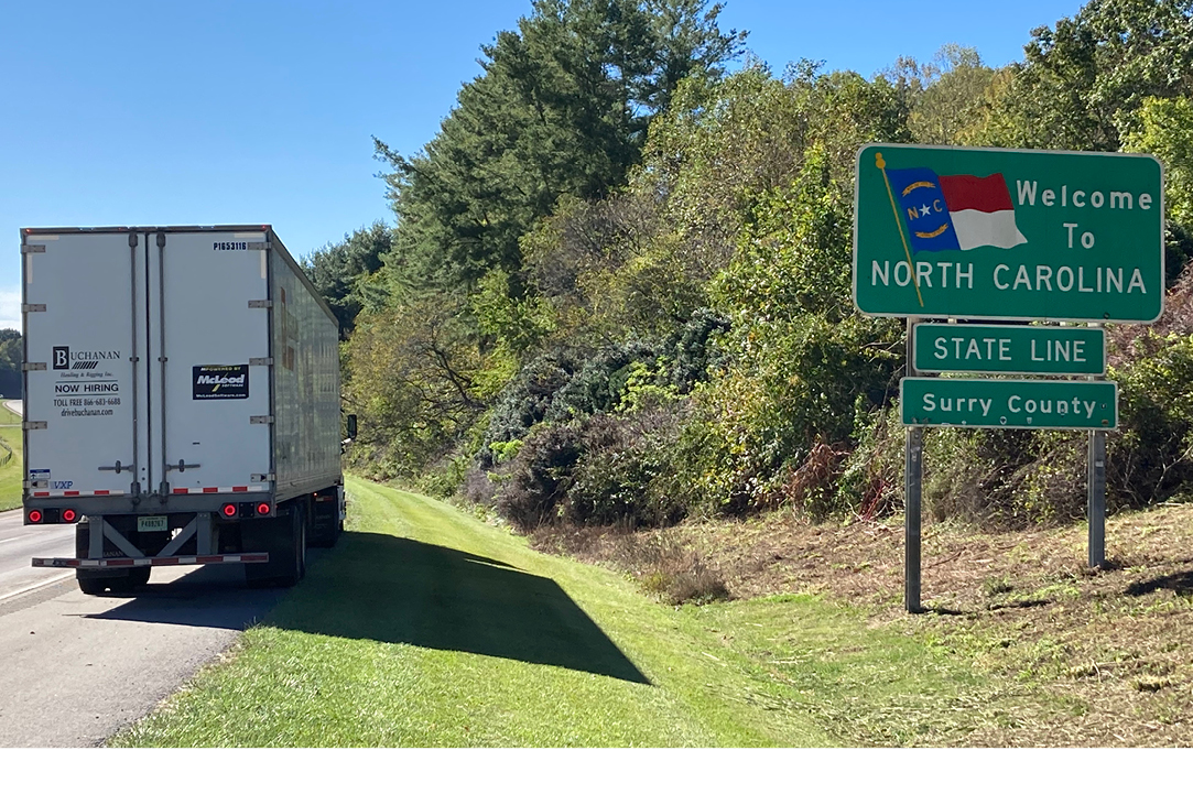 Buchanan truck delivering goods to North Carolina to aid after Hurricane Helene