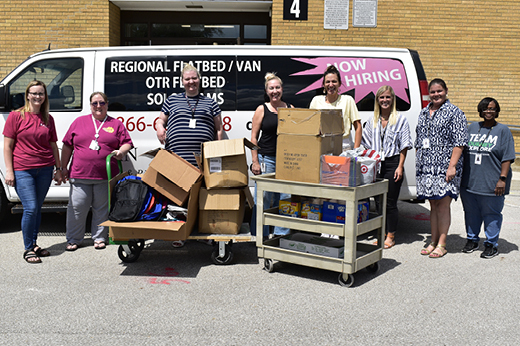 Buchanan Donates Bags and Items to Local Allen County Schools for Low-Income Fort Wayne Students