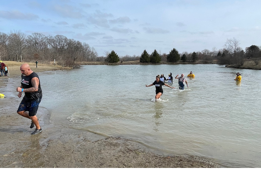 Buchanan participates in the Polar Plunge to benefit Special Olympics