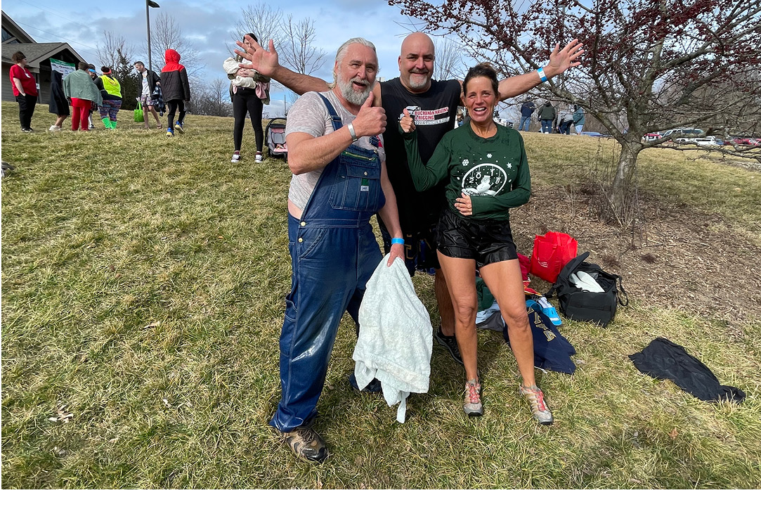 Buchanan participates in the Polar Plunge to benefit Special Olympics