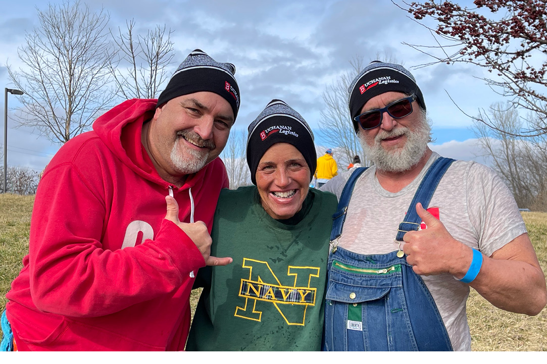 Buchanan participates in the Polar Plunge to benefit Special Olympics