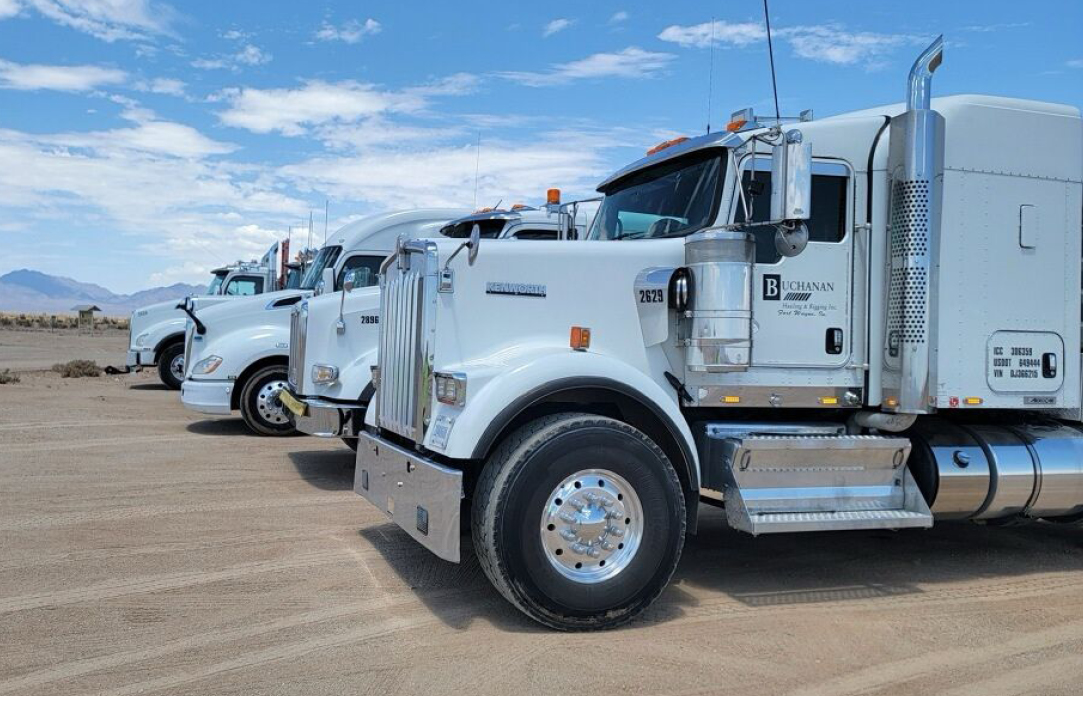 Buchanan trucks ready to work