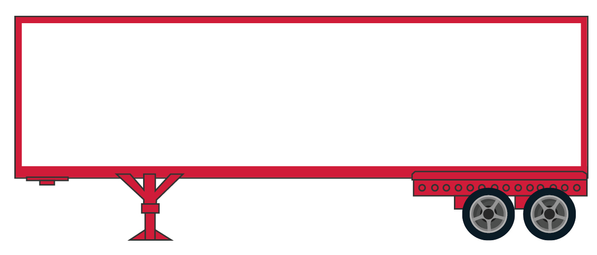 Dry Van Trailer for hauling Freight