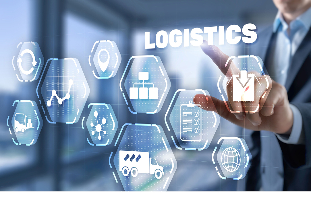 Man using Buchanan Logistics technology to ship freight
