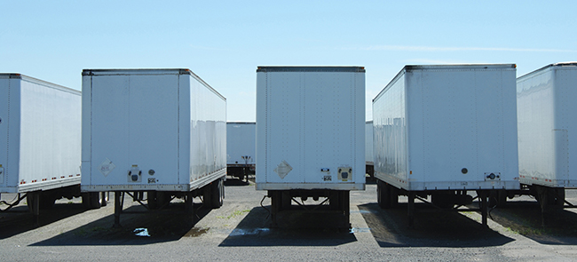 Buchanan Logistics trailers ready to hook up to a drivers truck and deliver freight. Buchanan Logistics trailers ready to hook up to a drivers truck and deliver freight.